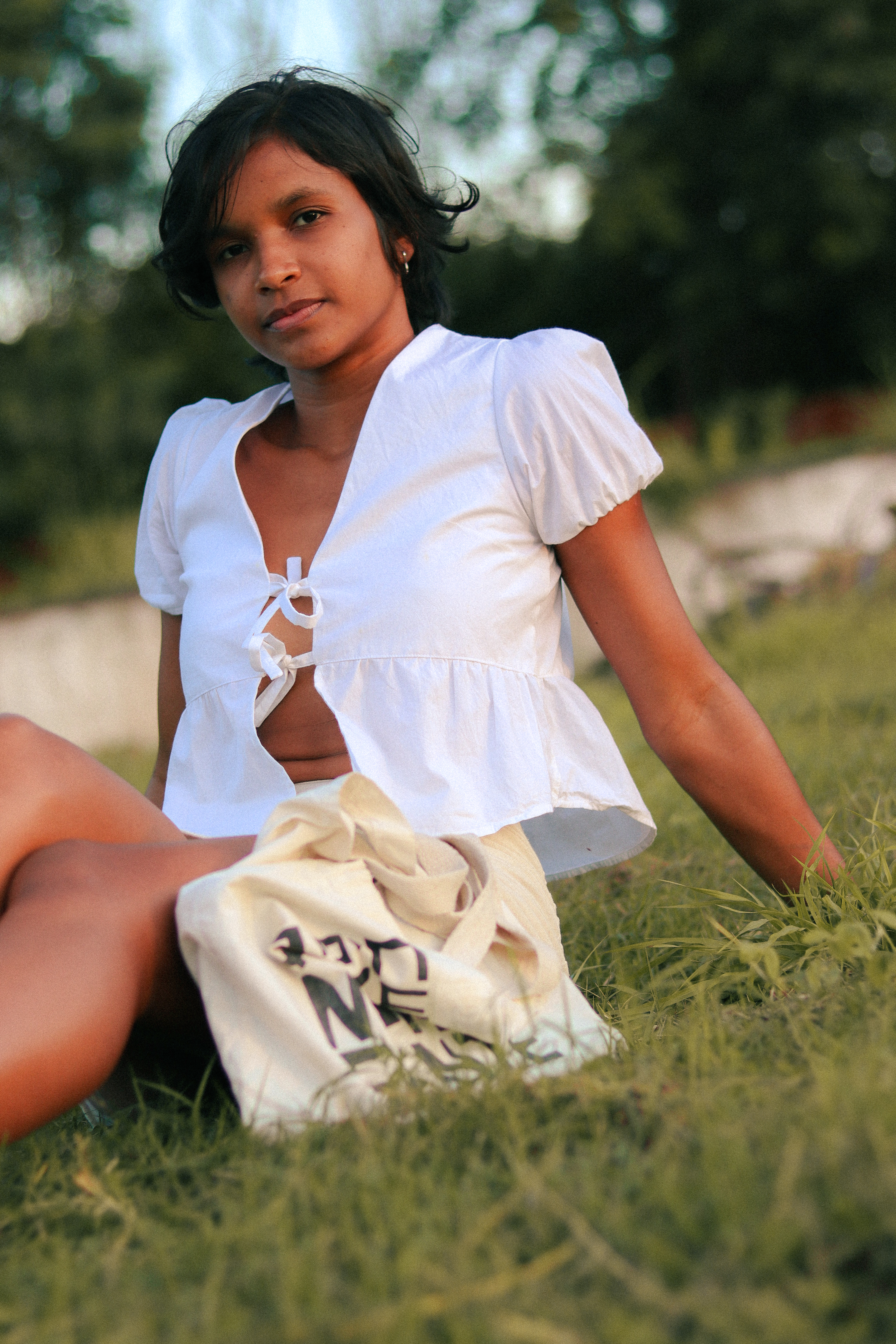 Trabalho sob medida - Blusa branca